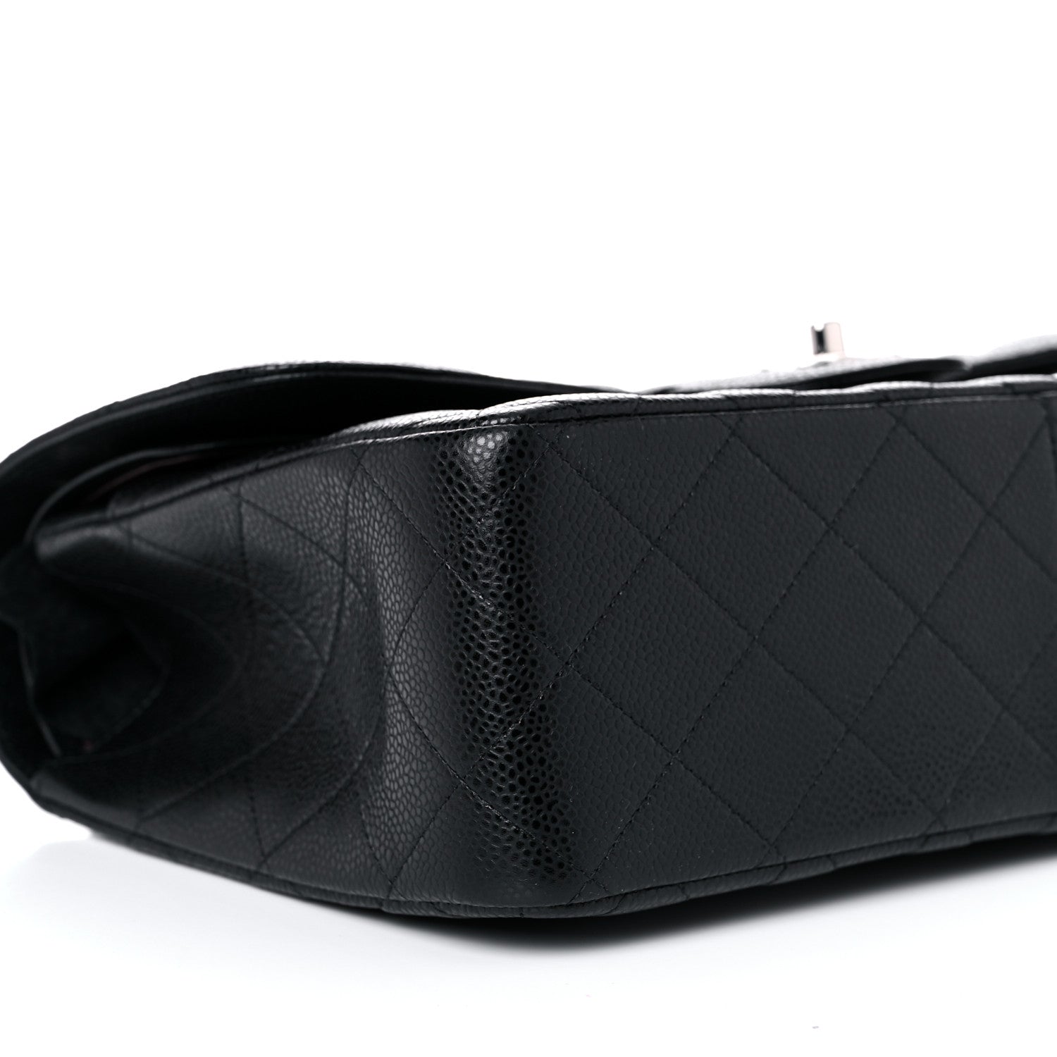 Chanel Caviar Quilted Jumbo Double Flap Black 7 of 10