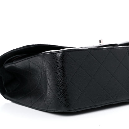 Chanel Caviar Quilted Jumbo Double Flap Black 7 of 10