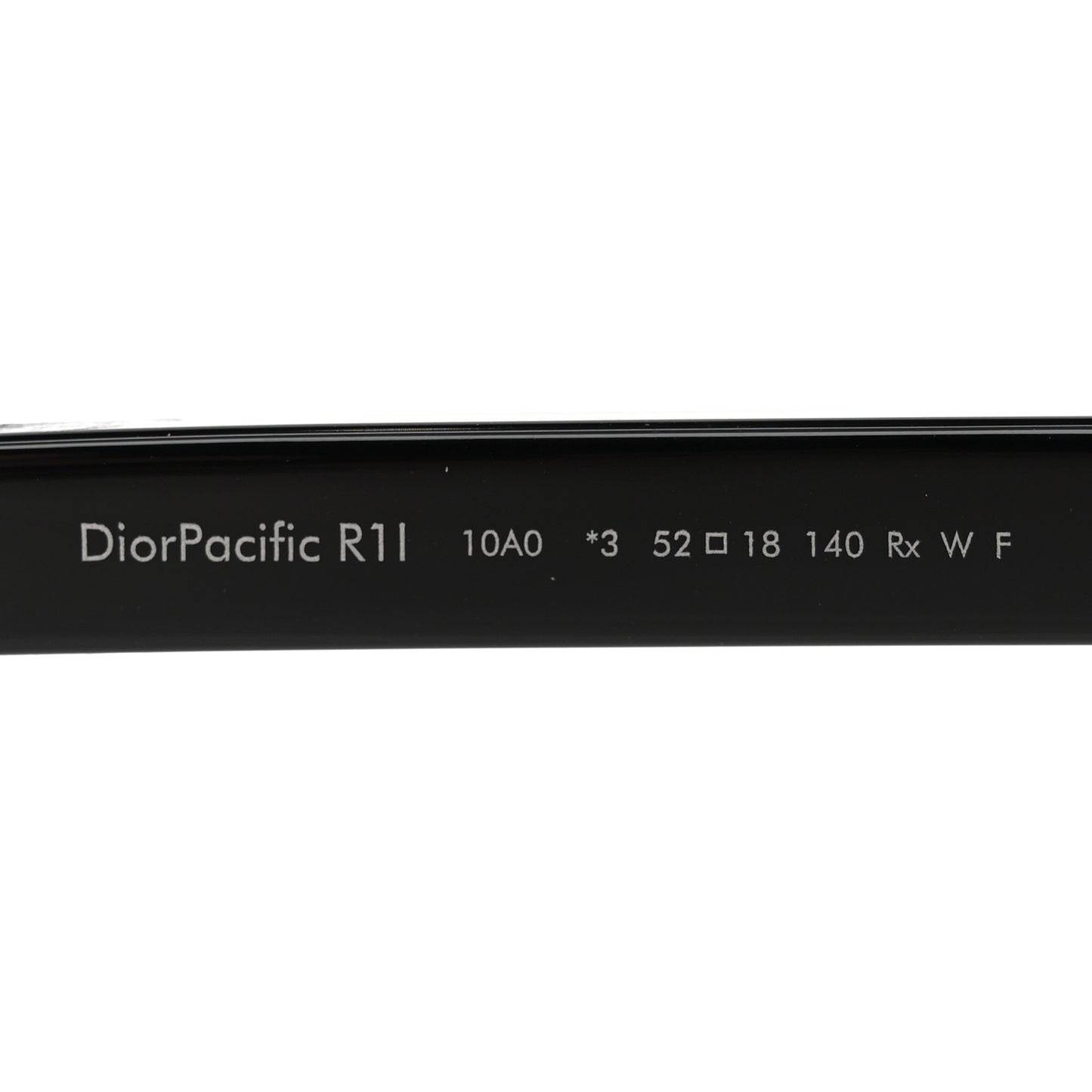 Acetate DiorPacific R1I Oval Sunglasses Black