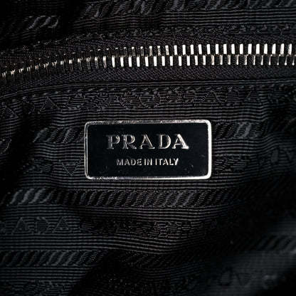 Prada Maglia Jacquard Signaux Bag Black Rosso 6 of 13