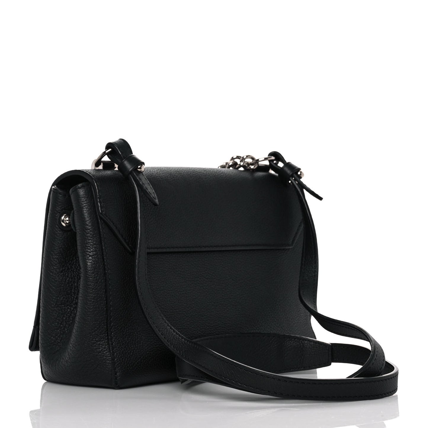 Calfskin Lockme II Chain Bag BB Black