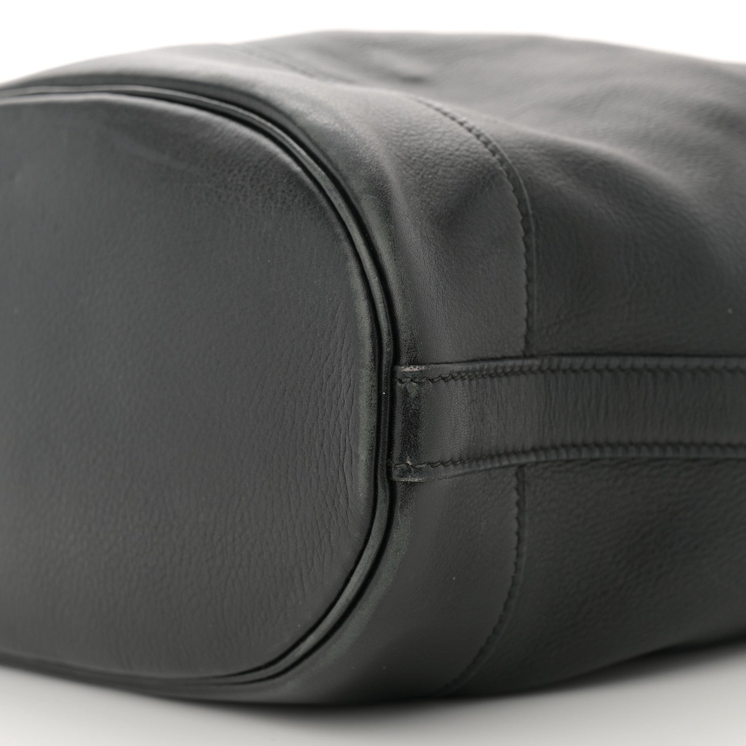 Hermes Evergrain Market Drawstring Bag 28 Black 9 of 11