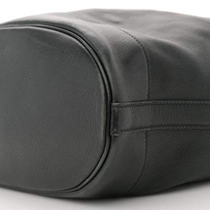 Hermes Evergrain Market Drawstring Bag 28 Black 9 of 11
