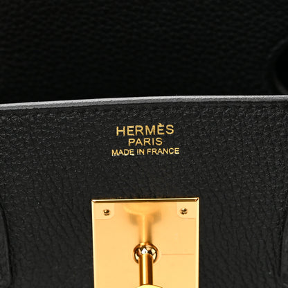 Hermes Togo Birkin 30 Black 6 of 11