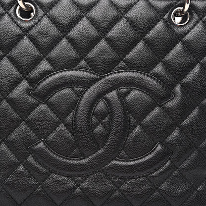 Chanel Caviar Quilted Grand Shopping Tote GST Black 13 of 18