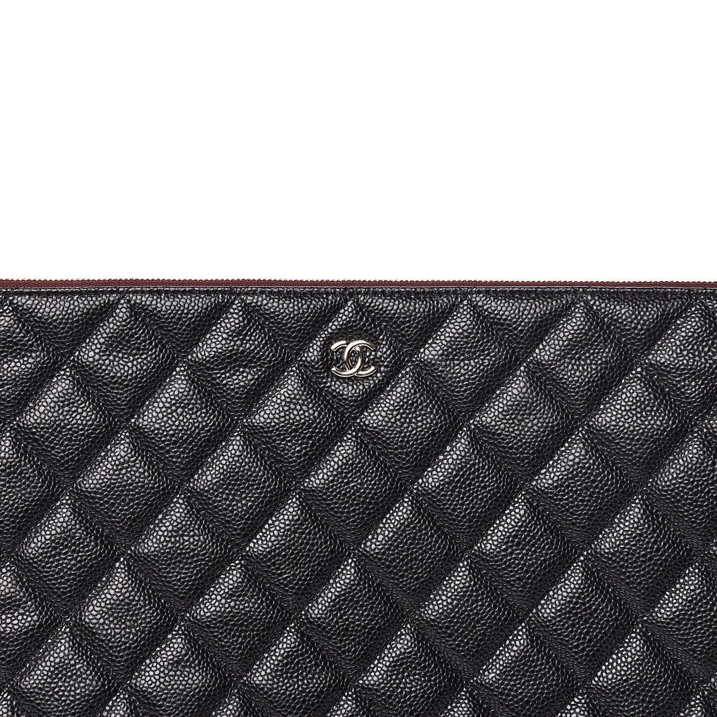 Caviar Quilted XL Cosmetic Case Black