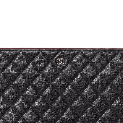 Chanel Caviar Quilted XL Cosmetic Case Black 10 of 11