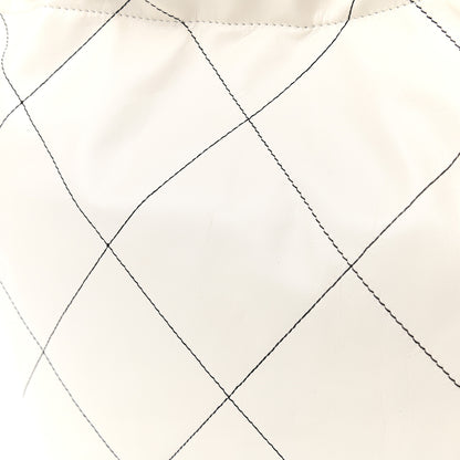 Chanel Shiny Calfskin Quilted Small Chanel 22 White 12 of 12