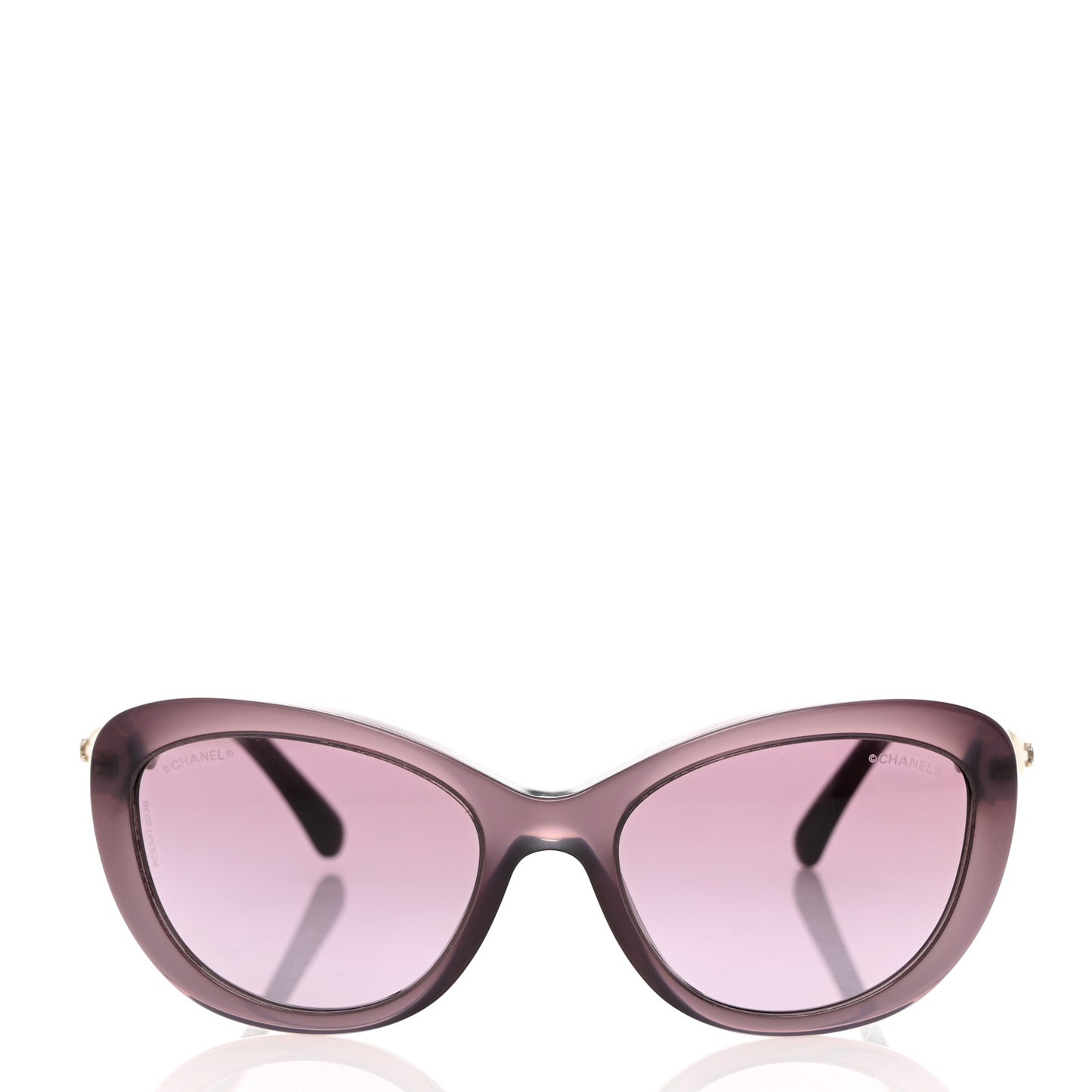 Acetate Pearl Cat Eye Sunglasses 5340-H Purple