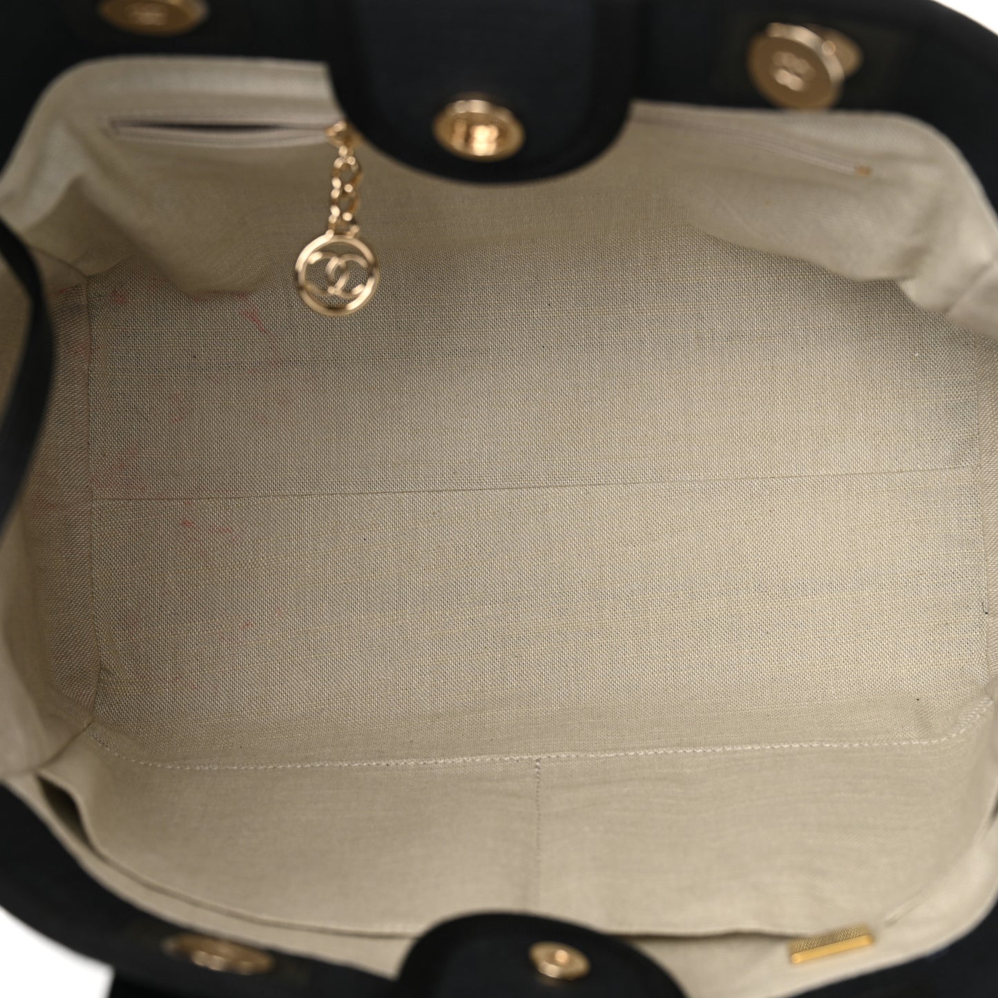 Mixed Fibers Small Deauville Tote Navy