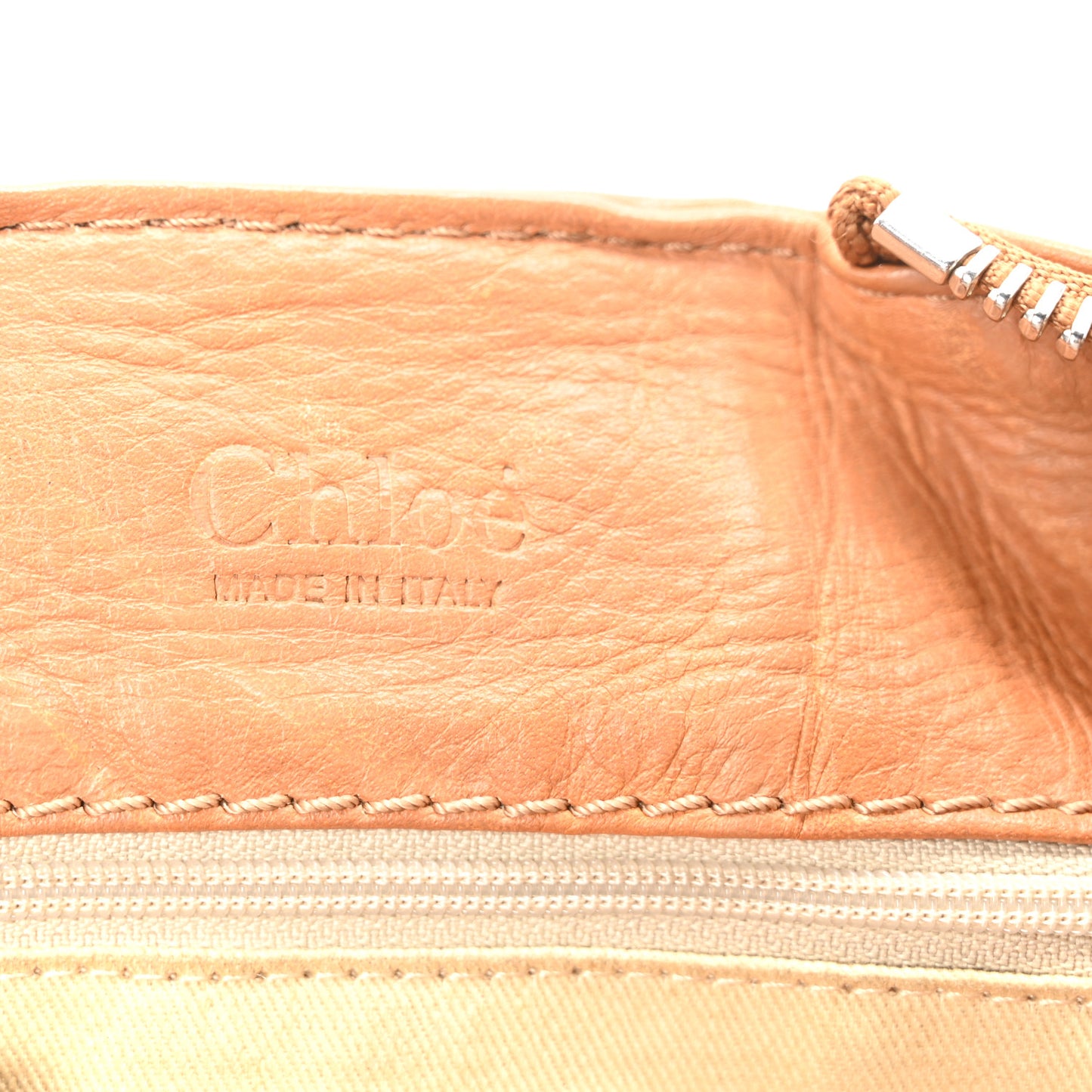 Calfskin Medium Paddington Satchel Tan