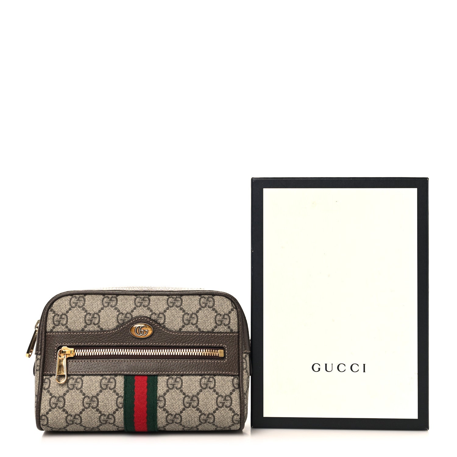 Gucci GG Supreme Monogram Web Small Ophidia Belt Bag 75 30 Dark Brown 11 of 11