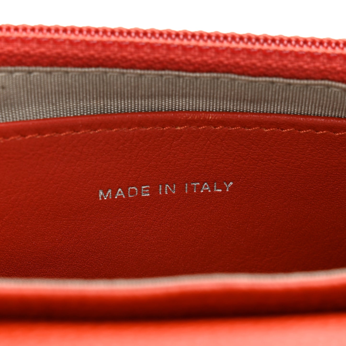 Caviar Half Moon Wallet On Chain WOC Red