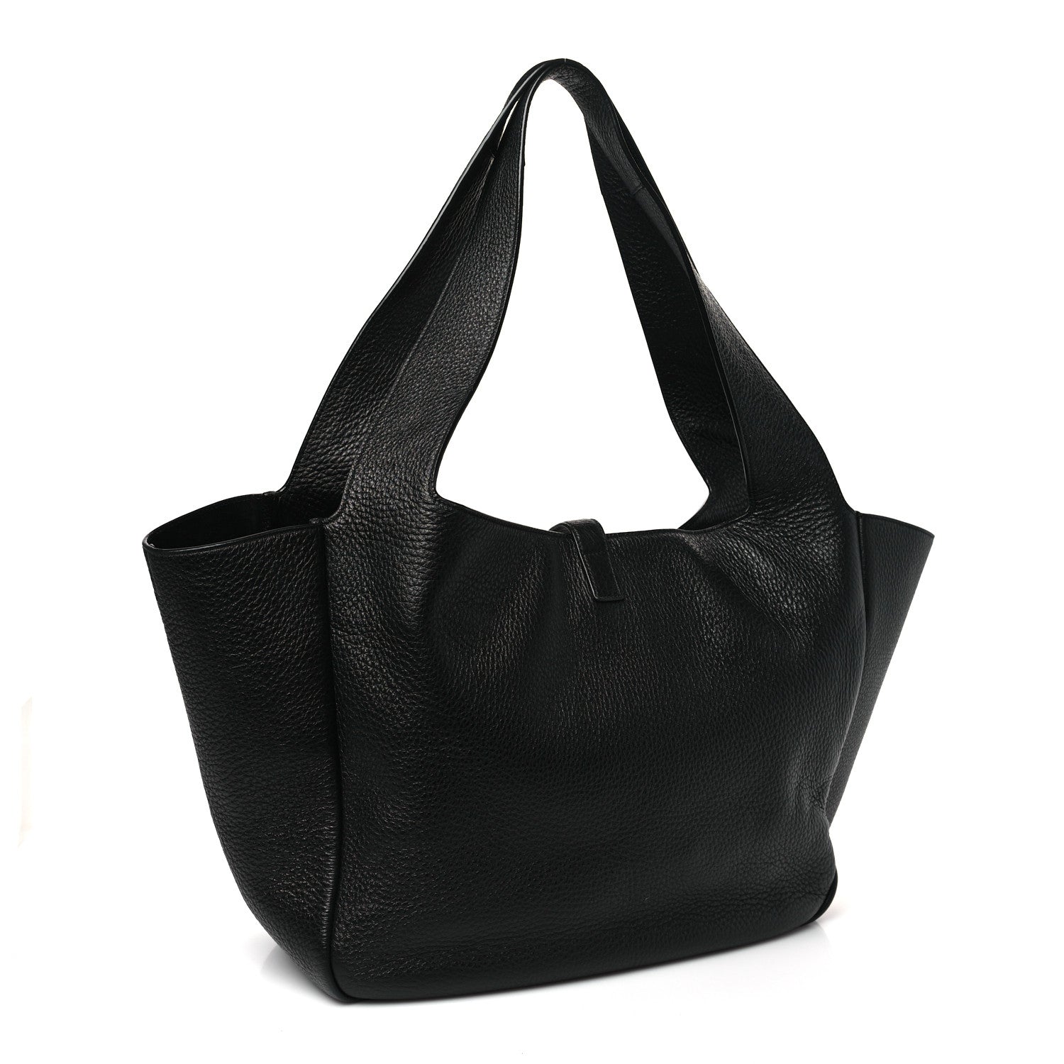 Saint Laurent Grained Deerskin Bea Tote Black 3 of 10
