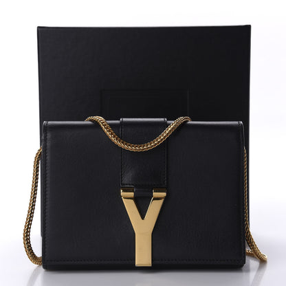 Saint Laurent Calfskin Mini Y Ligne Crossbody Pochette Bag Black 12 of 12