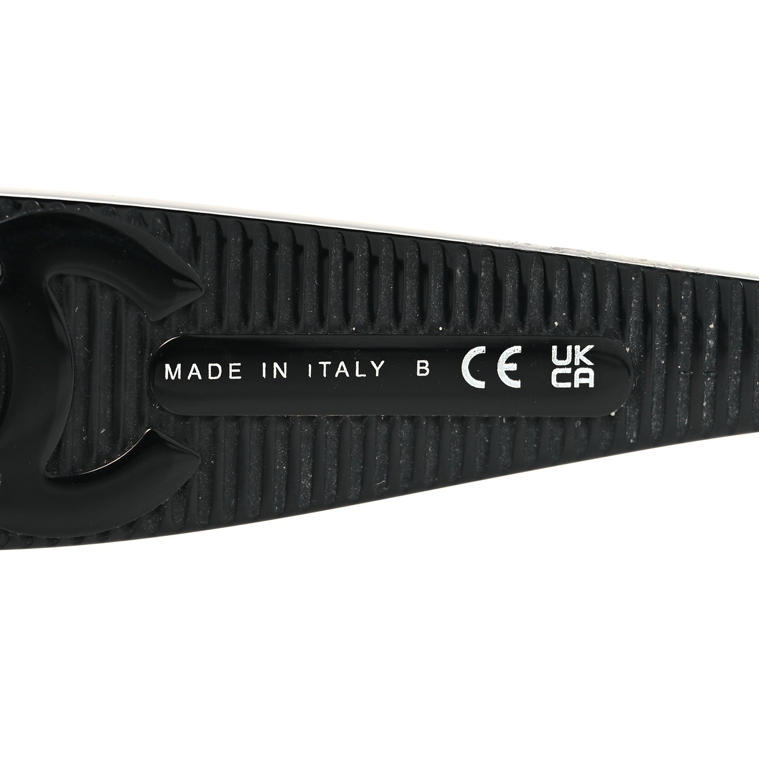 Chanel Acetate Shield Sunglasses 5495 Black 6 of 8
