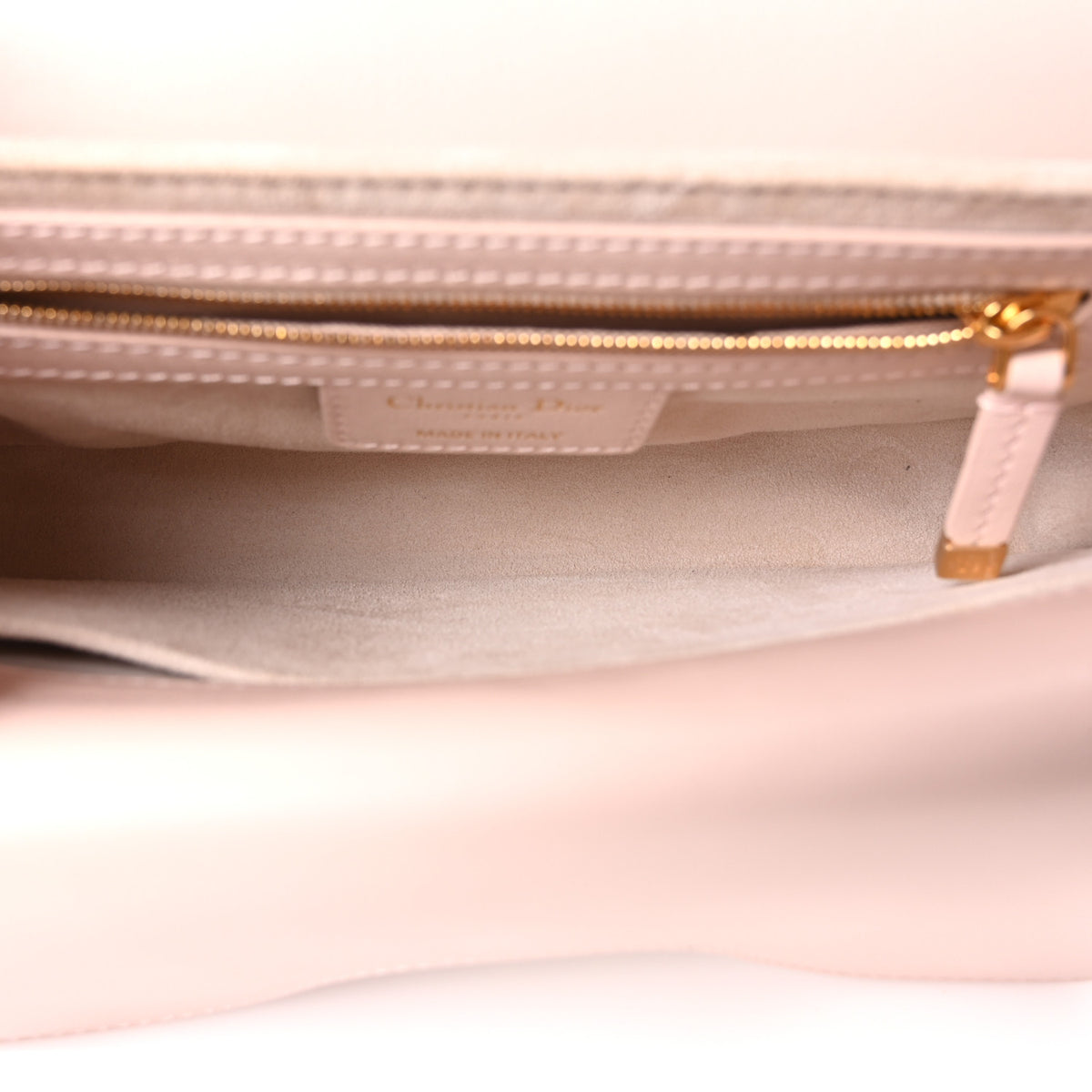 Christian Dior Lambskin Cannage Small Jolie Top Handle Bag Rose Poudre 4 of 10
