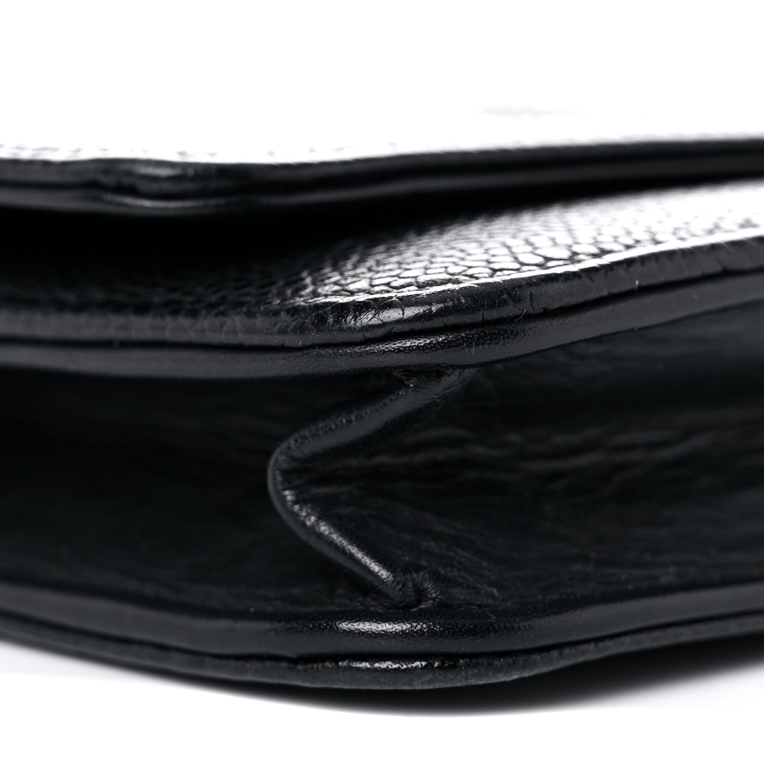 Chanel Caviar Timeless CC Wallet On Chain WOC Black 6 of 17