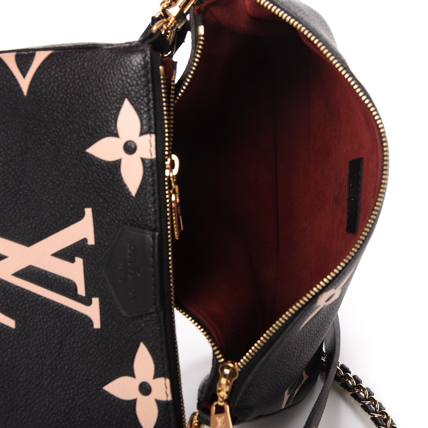Louis Vuitton Empreinte Monogram Giant Multi Pochette Accessories Black Beige 5 of 9