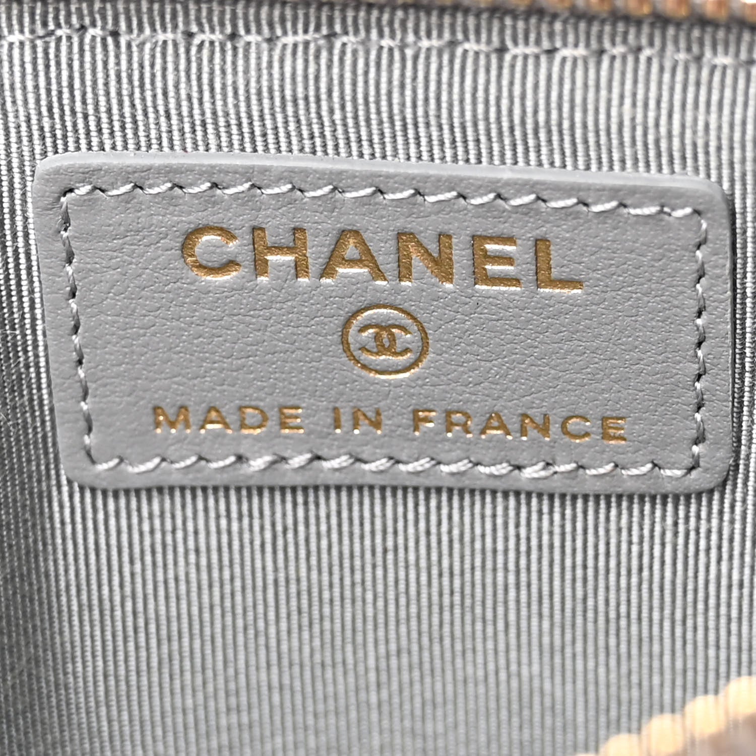 Chanel Caviar Quilted Classic iPhone Pouch Grey 6 of 10