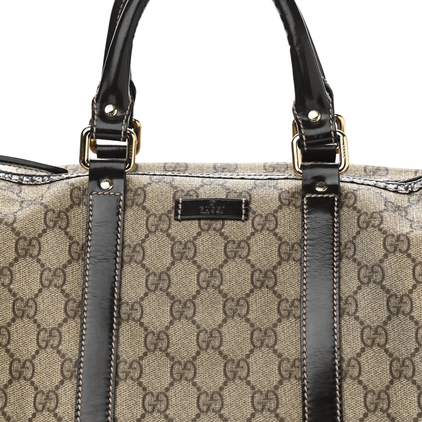 GG Plus Monogram Medium Joy Boston Dark Brown