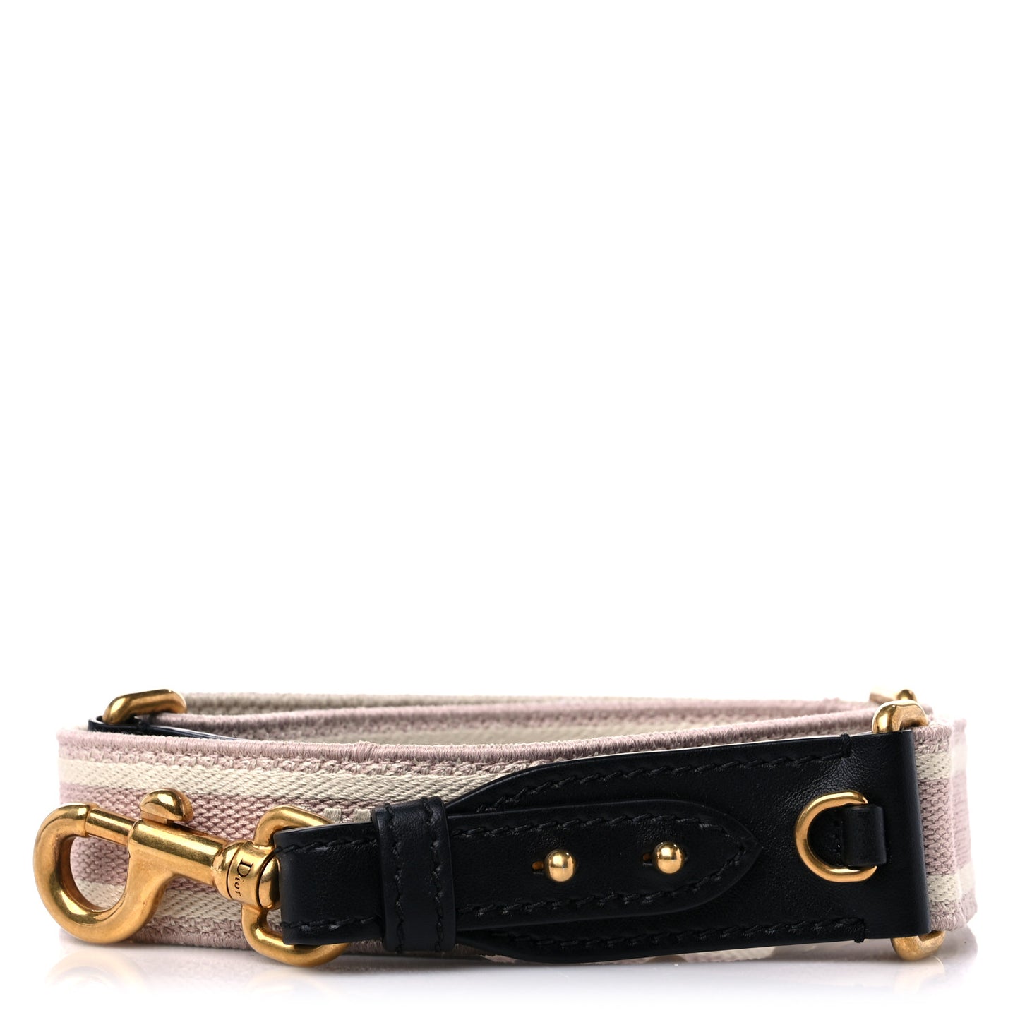 Canvas Embroidered Shoulder Strap Pink Multicolor