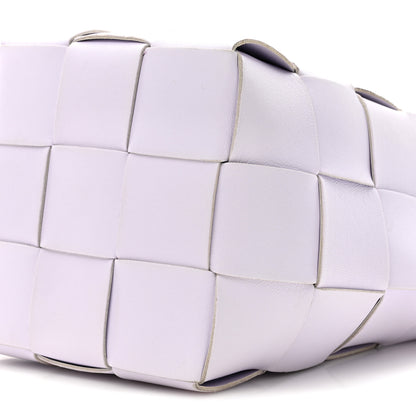 Bottega Veneta Calfskin Intreccio Small Cassette Bucket Bag Mirth Washed 8 of 9