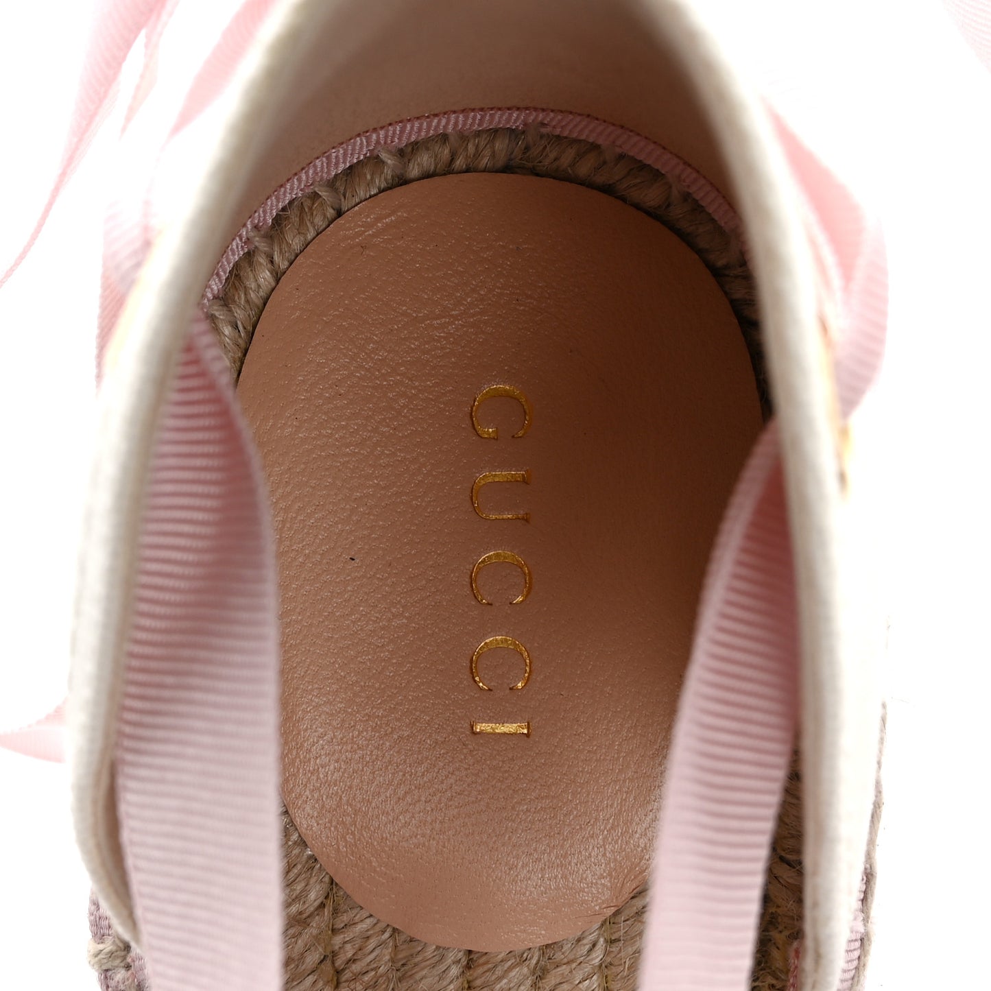 Canvas Grossgrain Embroidered Judit Ankle Wrap Platform 35/120mm Espadrille Wedges 40.5 White Shell
