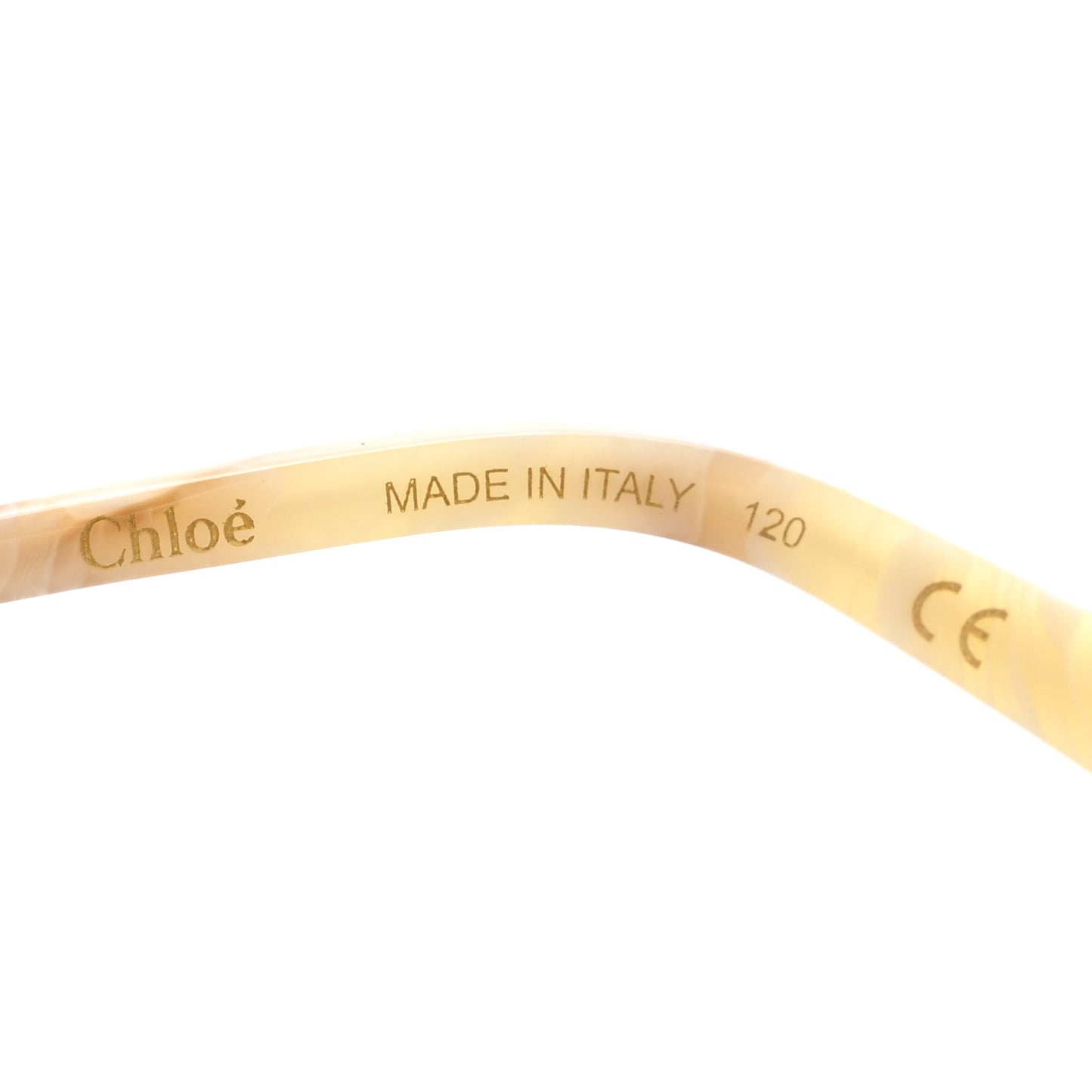 Rosie Bevelled Round Sunglasses CE161S Gold Gradient Pink