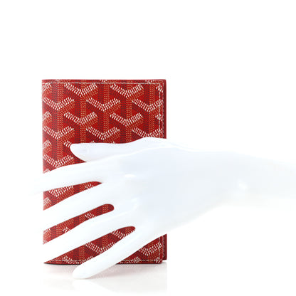Goyard Goyardine Passport Wallet Red 2 of 9