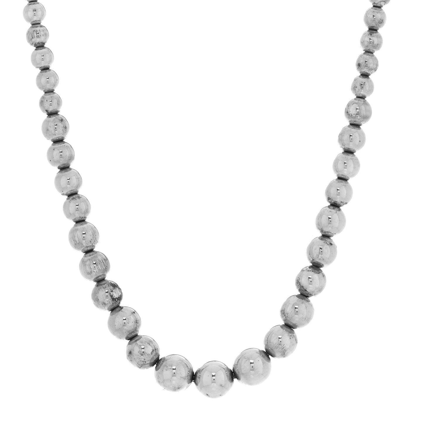 Sterling Silver HardWear Graduated Ball Necklace
