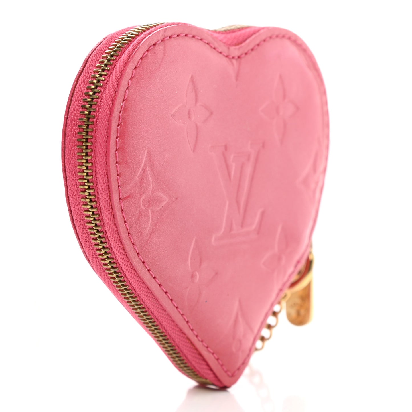 Vernis Coeur Heart Coin Purse Framboise
