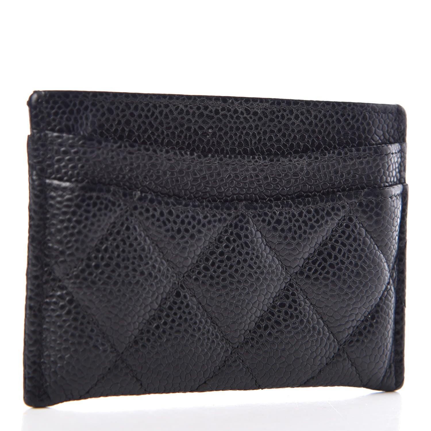 Chanel Caviar Quilted Card Holder Black 3 of 9