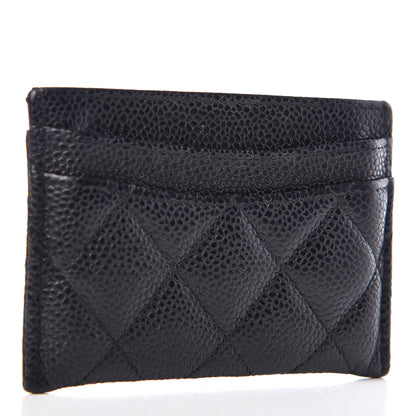 Chanel Caviar Quilted Card Holder Black 3 of 9