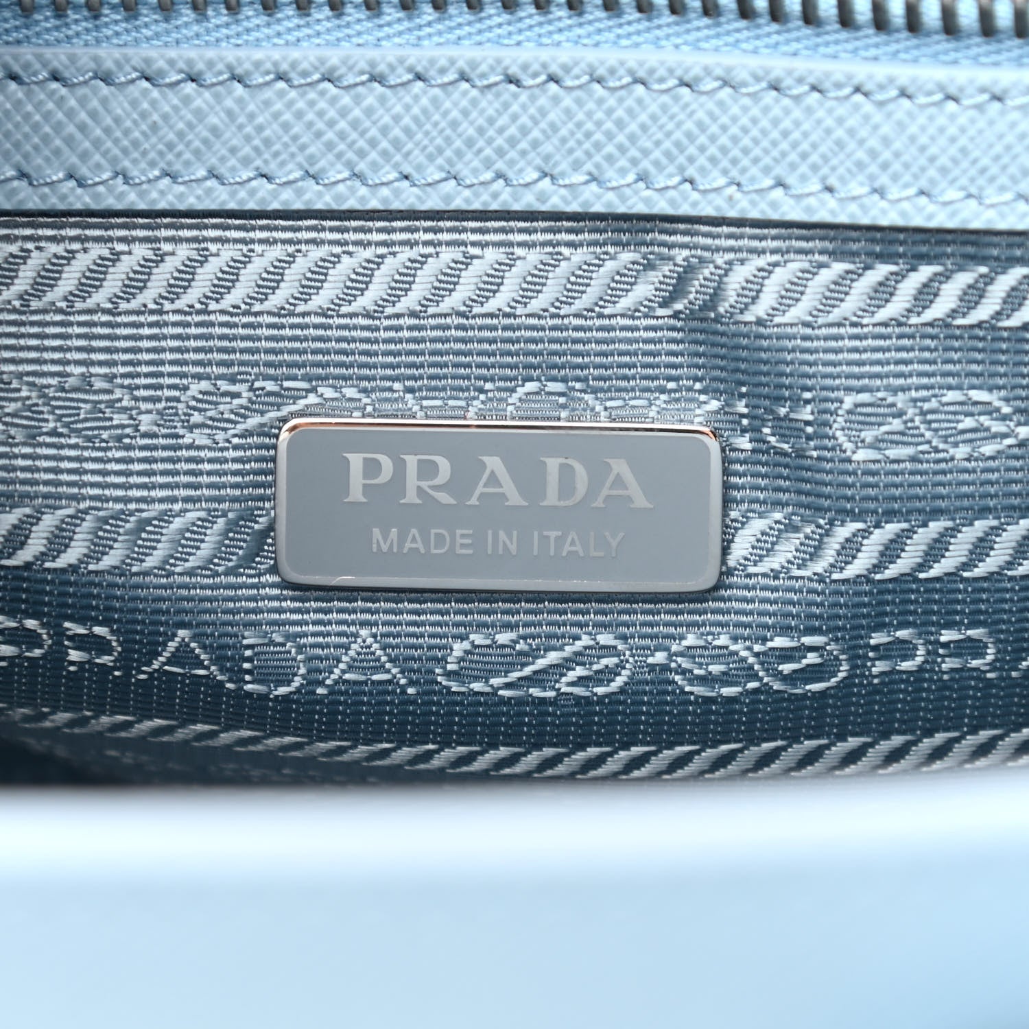 Prada Saffiano Lux Micro Galleria Shoulder Bag Astrale 5 of 9