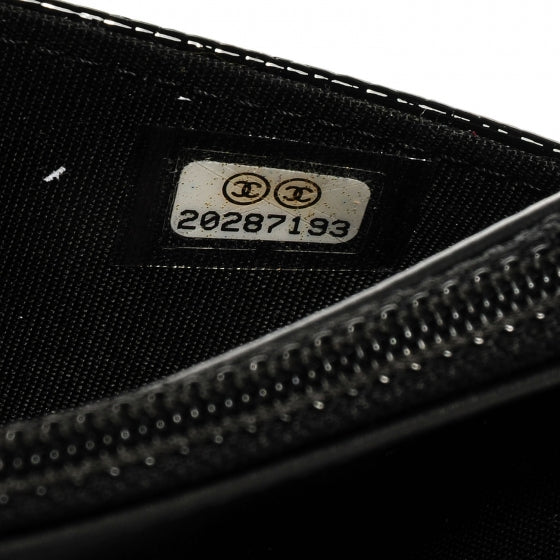 Chanel Patent Caviar Timeless CC Wallet on Chain WOC Black 9 of 9