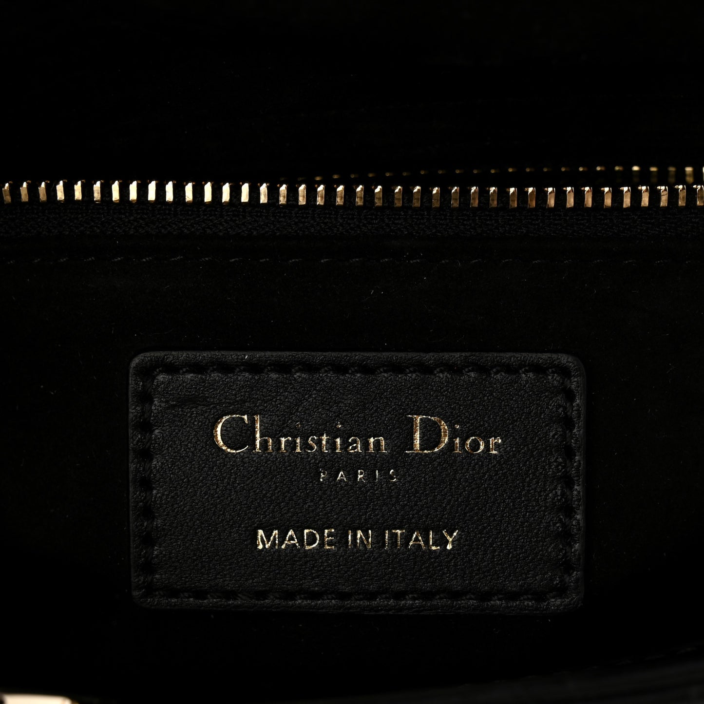 Lambskin Cannage Small My ABCDior Lady Dior Black