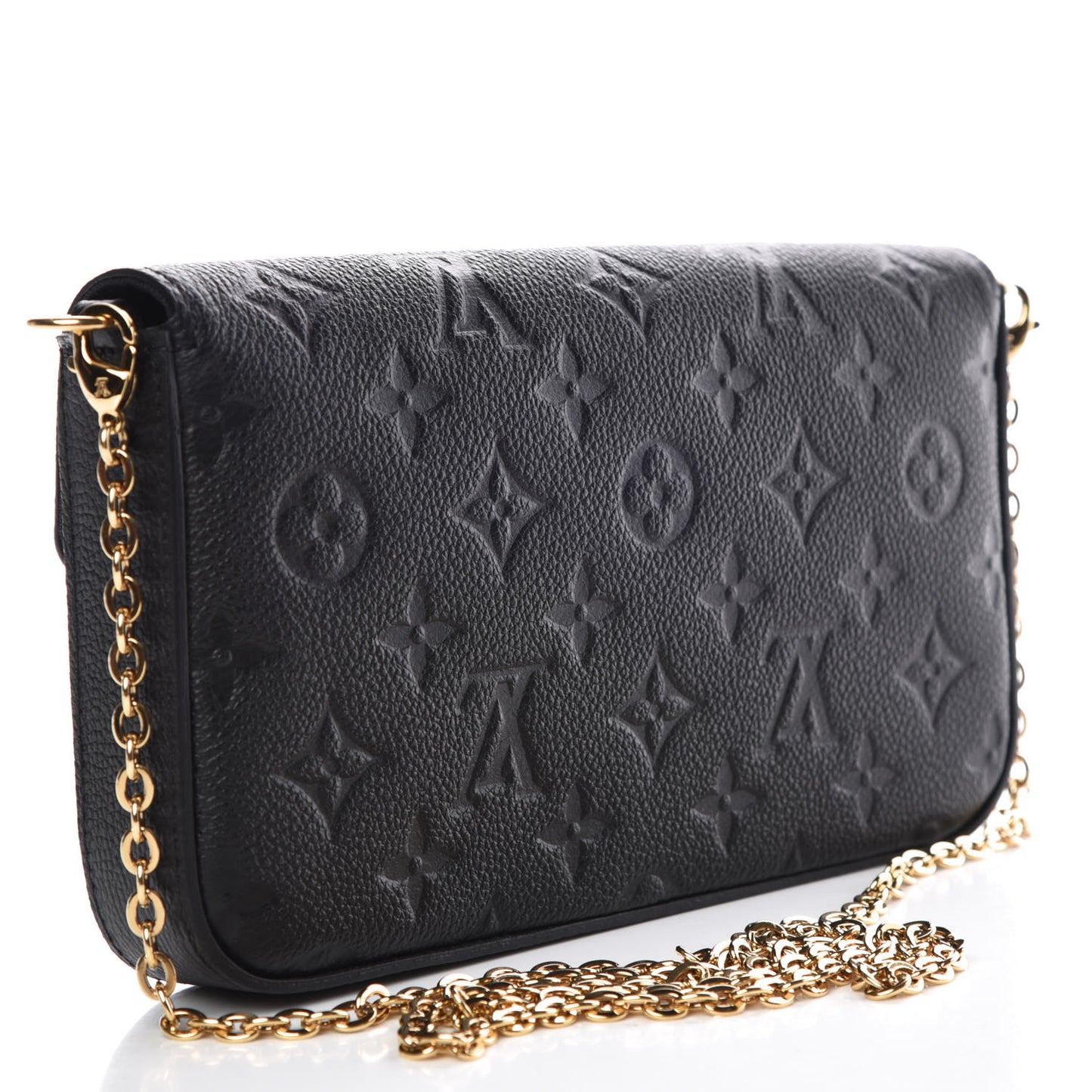 Empreinte Pochette Felicie Chain Wallet Black