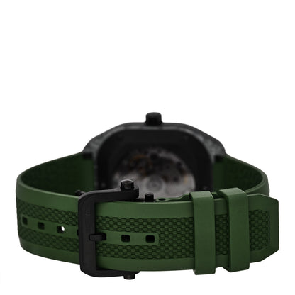 Hermes Glass Fiber Ceramic Rubber 39mm H08 Automatic Watch Vert 3 of 5