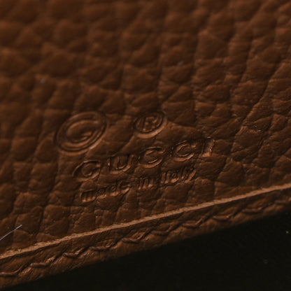 Gucci Dollar Calfskin Interlocking G Continental Wallet Camelia 6 of 7