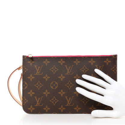 Louis Vuitton Monogram Neverfull MM GM Pochette Pivoine 2 of 8