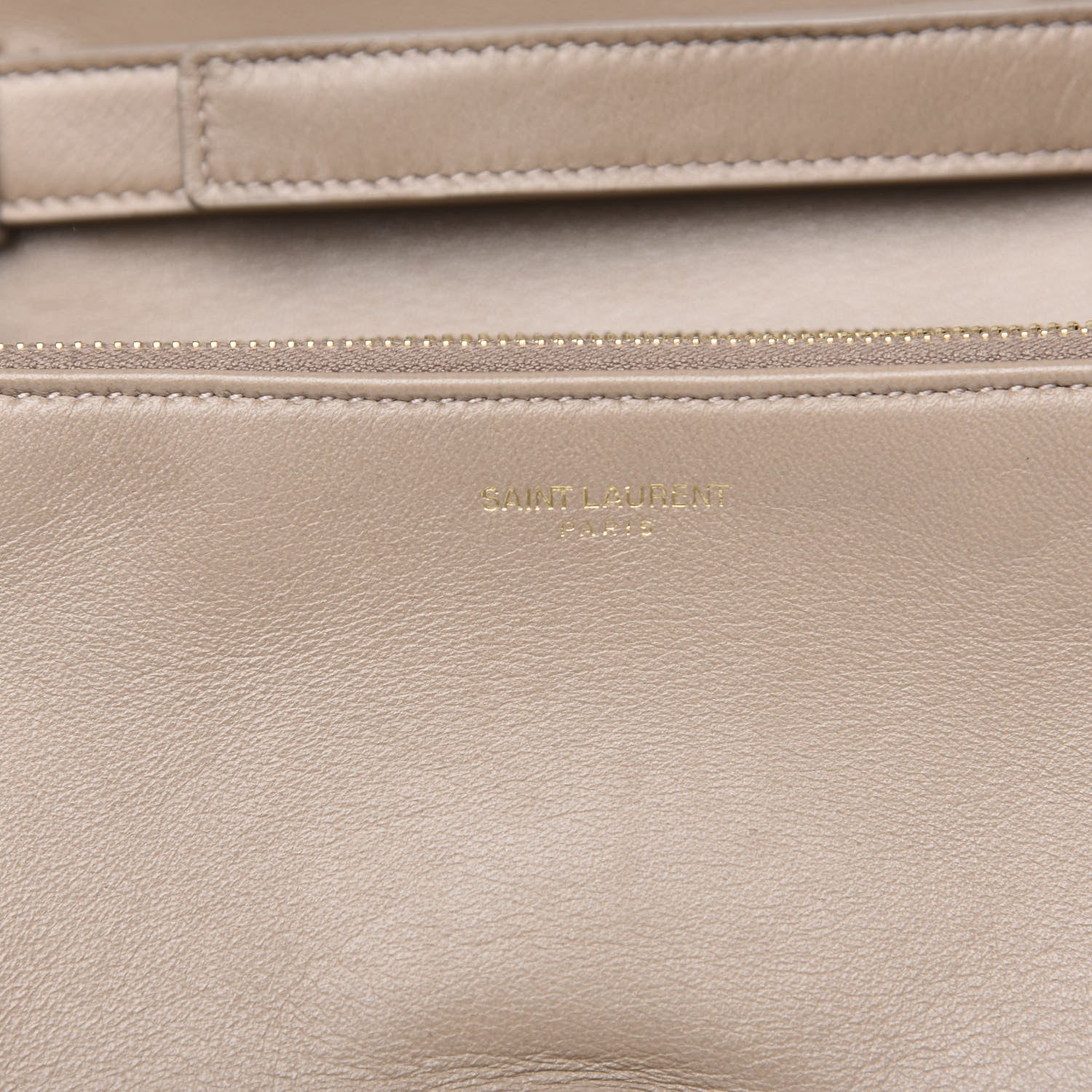 Saint Laurent Lambskin Diamond Quilted Angie Chain Bag Dusty Grey 12 of 12