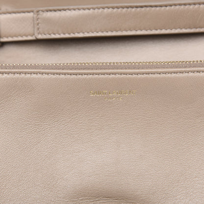 Saint Laurent Lambskin Diamond Quilted Angie Chain Bag Dusty Grey 12 of 12