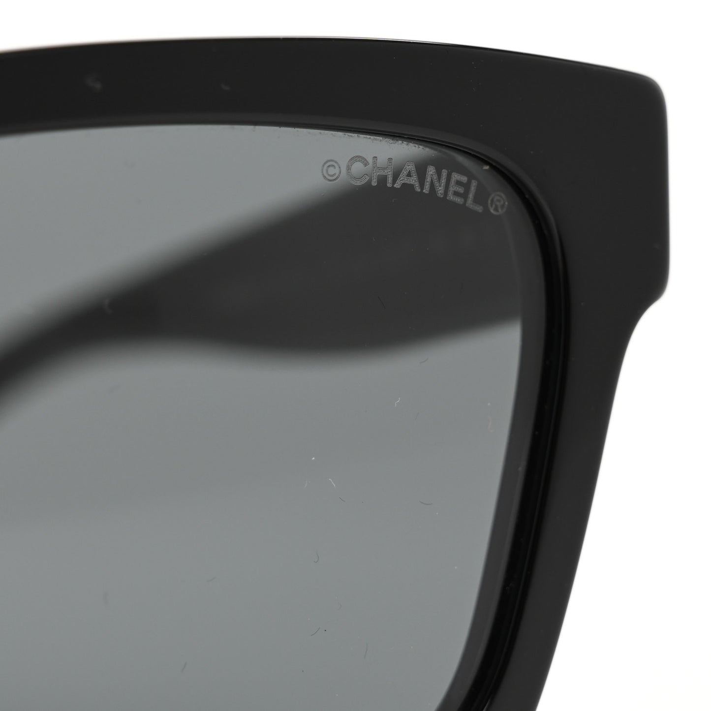 Acetate Square Sunglasses 5417-A Black