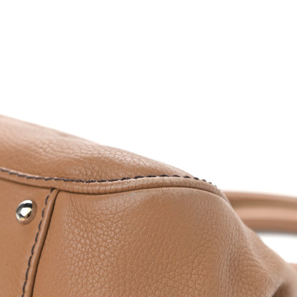 Chanel Calfskin Small Tassel Bowler Light Brown 10 of 16