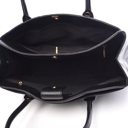 Chanel Calfskin Cerf Executive Shopper Tote Black 5 of 19