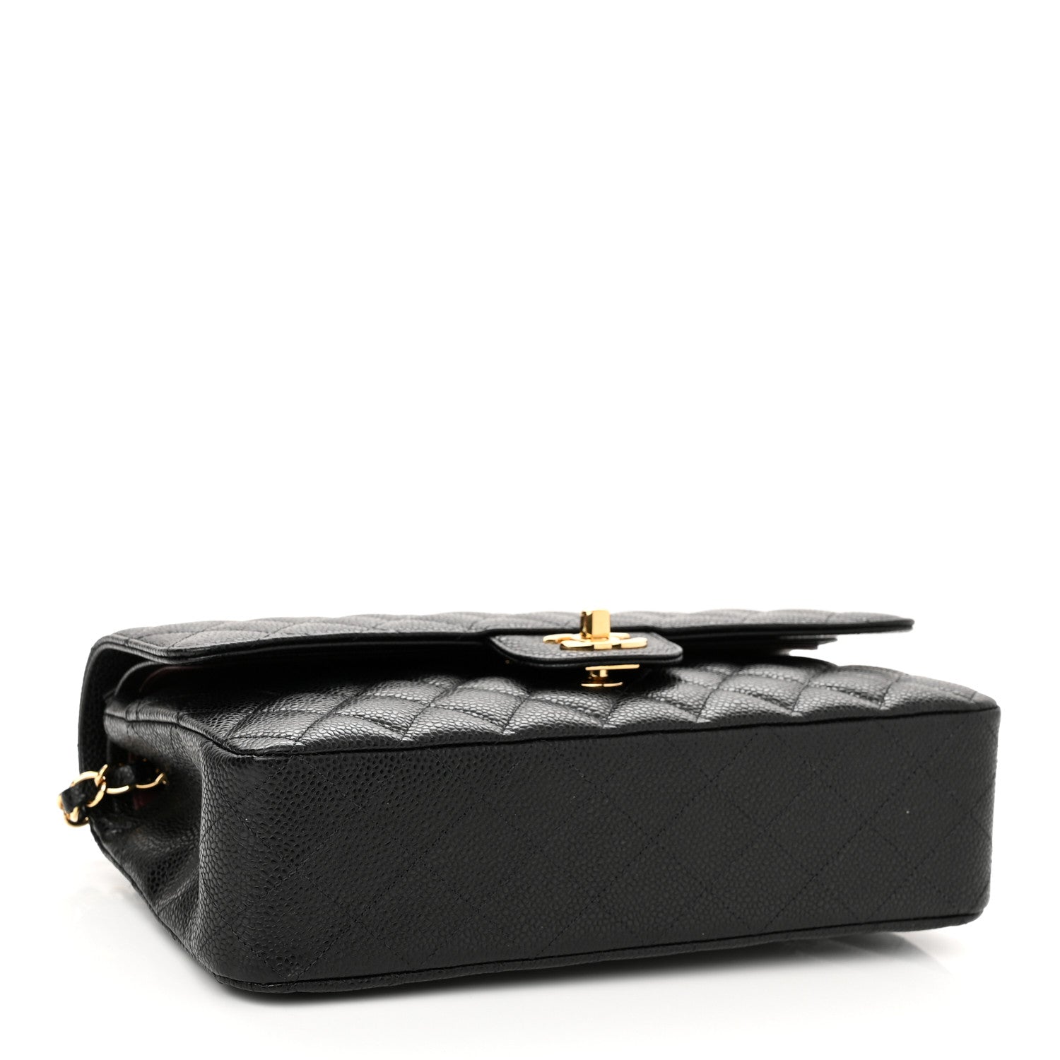 Chanel Caviar Quilted Medium Double Flap Black 3 of 9