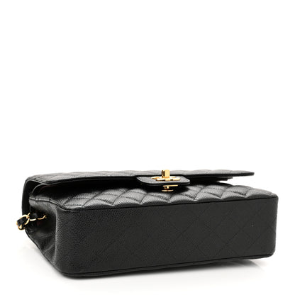Chanel Caviar Quilted Medium Double Flap Black 3 of 9