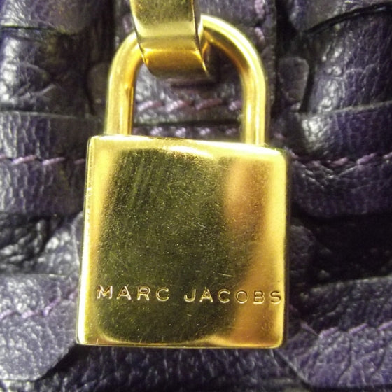 Leather St Marks Stam Purple