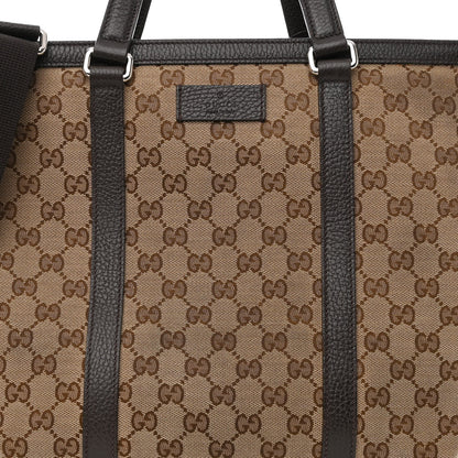 Gucci GG Monogram Large Joy Tote Bag Dark Brown 9 of 11
